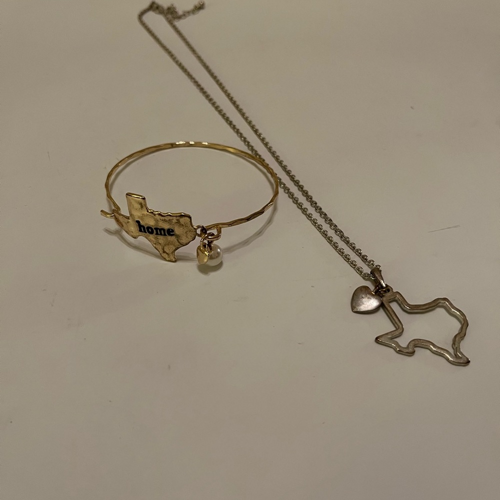 Texas bracelet and necklace